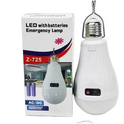 2- LED-Notlicht 15W E27 B22 Li-Ionen-Wiederaufladbare Batterie AC/DC