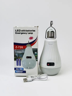 LED-Glühlampe für Beleuchtungslösungen Service 15W E27 B22 Li-Ionen Akku AC/DC