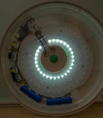 IP20 eingestufte Deckenleuchten mit Lithium-Batterie-Radar-Sensor und 1440lm Lichtfluss