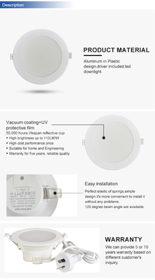 IP44 Bewertung und Beleuchtungslösungen Service 18W Smart Tuya Google Alexa LED Down Light