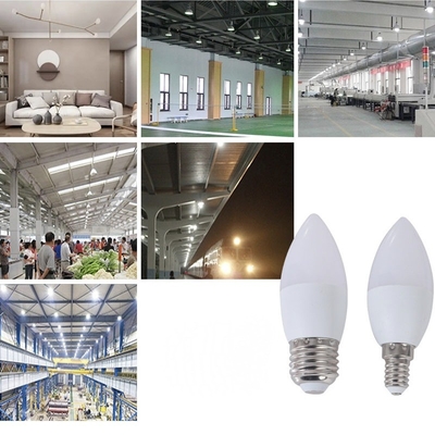 LED-Kerzenlampe 6W CRI Ra 80-90 Hohe Unterstützung Dimmer Anpassbares E14 Innenlicht