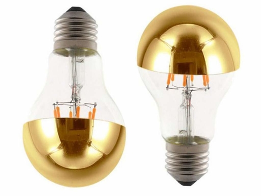 Halbchrombeschichtung A60 6W Warmweiß 2700K LED-Glühlampe Retro für E27