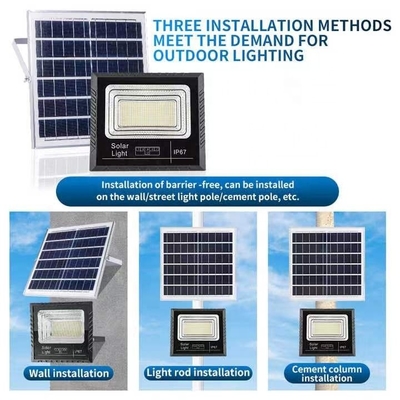 High-Lumen-Solar-Floodlight mit 3-8h-Timing-Funktion und 90 Ra Farbwiedergabeindex