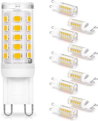 G9 LED Glühbirne 4W 40 Watt T4 Dimmbar 2700K Weich warmes Weiß 120V ohne Blinker Kronleuchter Beleuchtung 450LM
