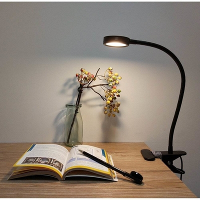 DIY 450lm Maßgeschneiderte Schlafenszeit Lesung 360 Grad Flexible Gänsehals Kleine LED Schreibtischlampe