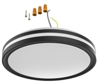 5CCT 2000K Nachtlicht Moderne Kuppellicht LED Deckenlampe 10in/13in/15in für Heimbeleuchtung