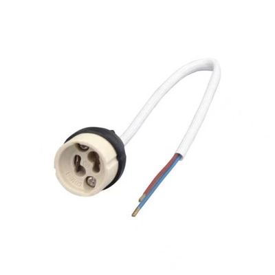 GU10 Glühlampenhalter Keramiklampenhalter mit Siliziumkabel 1- 0,05 kg für Innenbeleuchtung