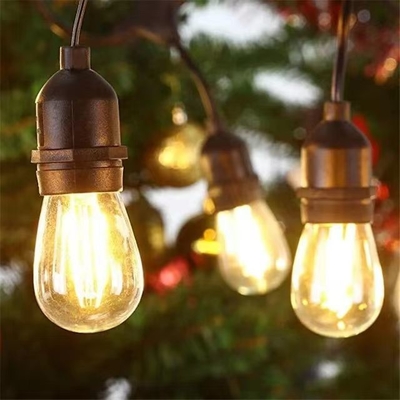 Schaffen Sie eine romantische Atmosphäre mit G45 T45 ST45 E27 Basis Amber Light String 50M Länge