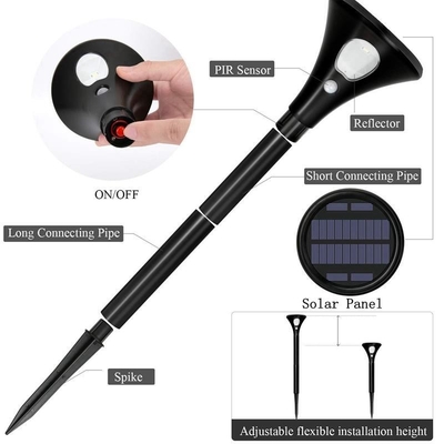 106*618.5mm Solar Garten Innenhof LED-Grasenlampe für Außenpassage Beleuchtung Langlebig