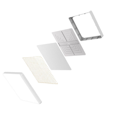 18w Quadrat Led Decken-Panel Licht Gehäuse mit CRI Ra 80 und umweltfreundliches Material