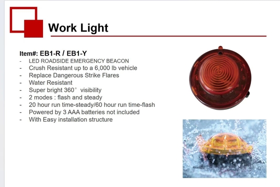 2- LED-Anti-Kollisions-Flashlicht für Motorrad-Nachflugbeleuchtung