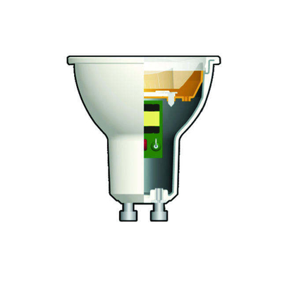 Kunststoff-Aluminium-Heizkessel Led-Glühlampe 7W MR16 Gu10 Scheinwerfer 36 Grad /60 Grad /120D