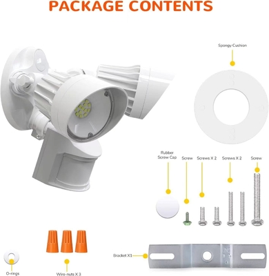 Langlebigkeit 20W IP65 Weiß LED Bewegungssensor Sicherheitslicht für Außenbeleuchtung