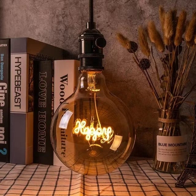 AC 85-265V Eingangsspannung 4W LED Glas Klar Amber Edison Glühbirne für dekorative Beleuchtung