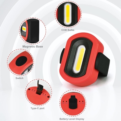 Kundenspezifische Unterstützung SMD 780lm LED Tasche Wiederaufladbare Autoreparatur Magnetische Handheld-Licht