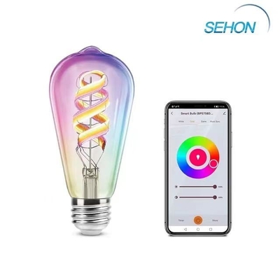 Wireless Bluetooth Indoor Smart LED Bulb mit RGB-Licht und TUYA APP Steuerung