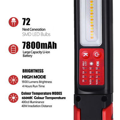 Beleuchtung und Schaltkreisgestaltung 2700K/4500K/5500K/6500K wiederaufladbare tragbare LED-Leuchte