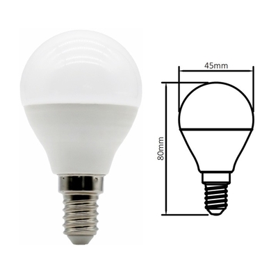 Golfballförmige LED-Glühlampe 5W 110v/220v E17 E27 B22 Basis Anpassbar für Innenbeleuchtung