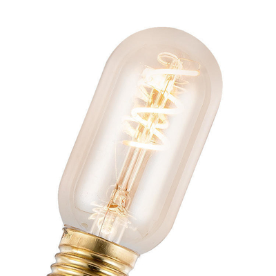 T45 3w Einfach gekrümmte Glasglühlampe Vintage Weichflexible LED-Glühlampe zur Beleuchtung
