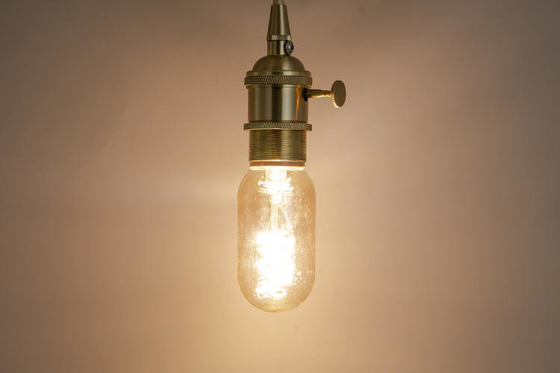 T45 3w Einfach gekrümmte Glasglühlampe Vintage Weichflexible LED-Glühlampe zur Beleuchtung