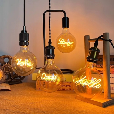 80 Ra Clear Amber G125 Serie Dimmbare LED-Glühlampe Handschaltfläche Schaltermodus 4W