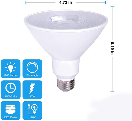 Leistung 6 Zählen Kaltweiß E26 5000K LED-Leuchtturm Scheinwerferlampe für Außenbeleuchtung