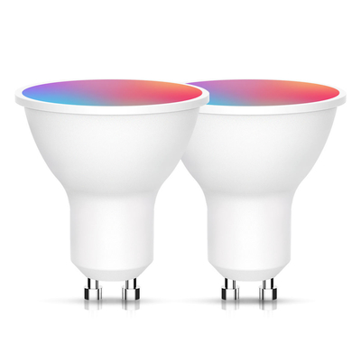 Anwendungsgesteuerte Gu10 intelligente Scheinwerferlampe mit 85lm/w Lichtwirksamkeit