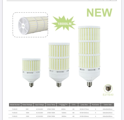 E27 E14 B22 E39 E40 Lagerlampe 100lm/w LED-Maislampe mit hoher Lichtwirksamkeit