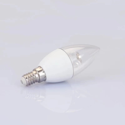 Beleuchtungslösungsservice E14 Basis 3000K warmes Licht klare Abdeckung c37 LED Kerzenlampe