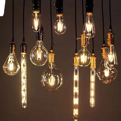 Eingangsspannung 85-265V E27/B22 4W 6W 8W Vintage Edison LED Glühlampe mit 80 Ra