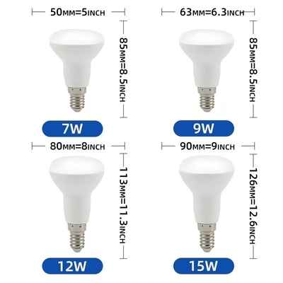 Handschaltfläche R39/R50/R63/R80 Hochleuchtstoff-LED-Glühlampen für Helligkeit und Energieeinsparung