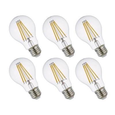 ETL-Liste A19/A60 3000K 7W AC110V E26 Dimmbare Glühlampen mit 15000 Stunden Lebensdauer