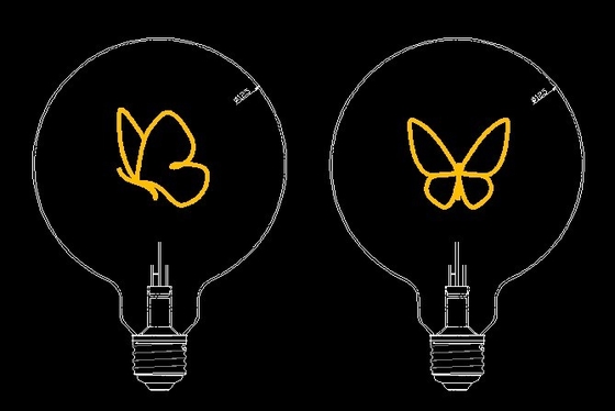 G80 Basistyp 2W 2200K LED-Glühlampen für langlebige und energiesparende Beleuchtung