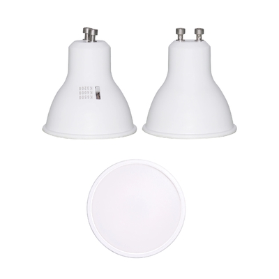 CRI 80 6W 120D GU10 Dimmbarer LED-Spiegellicht mit Multi CCT Auswahl 3000K/4000K/6500K