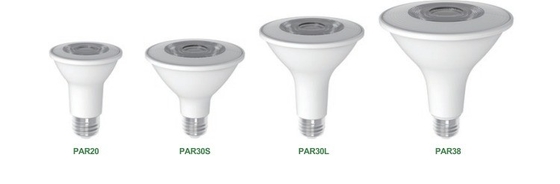 IP20 15W PAR38 Scheinwerfer Produktgewicht 0,2 kg Farbwiedergabeindex Ra 80