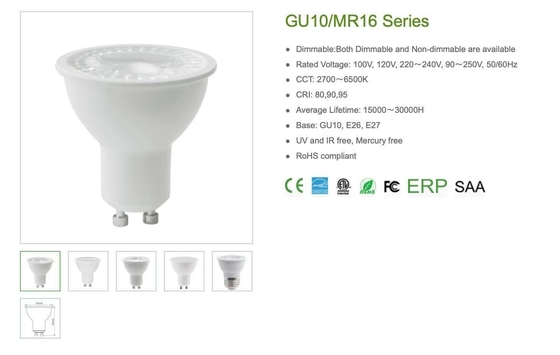 Unterstützung Dimmer ja 9W 7W 5W 4W Dimmbar und nicht Dimmbar GU10/MR16 G5.3 LED-SPOTLIGHT