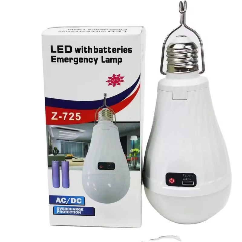 LED-Glühlampe für Beleuchtungslösungen Service 15W E27 B22 Li-Ionen Akku AC/DC