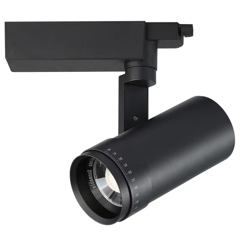 90 Ra 1CCT eingebauter Fahrer Anti-Blendung 10-60 Grad Zoombare Linse LED Fokuslicht Streckenlicht 0,8kg
