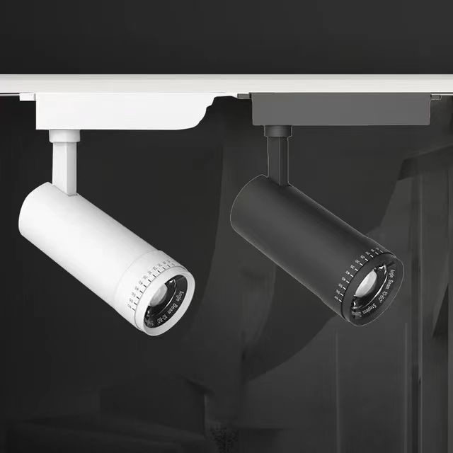 1CCT Aluminiumlegierung Leuchtturm Körper 10-60 Grad Zoombare Linse LED-Fokuslicht Spurlicht