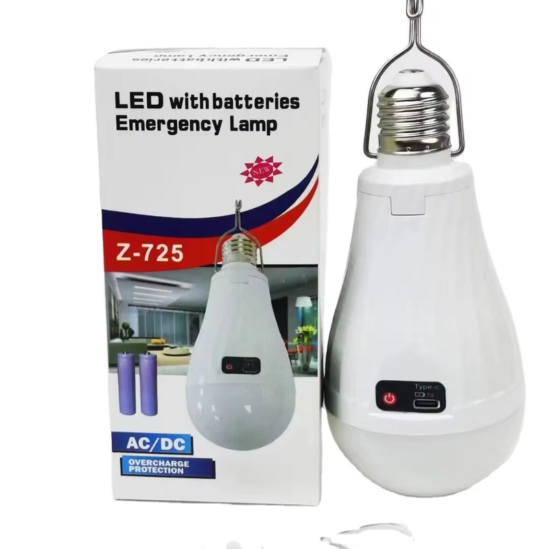 2 E27/B22 Wiederaufladbare LED-Notlichtlampe für energieeinsparende Beleuchtungslösungen