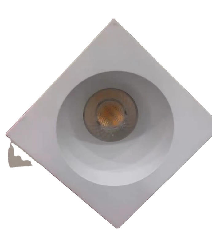 Einzelkopf-COB-Strahlzüge Deckenunterlicht 6W 3000K-3400K-4000K 3CCT Quadrat Anti-Glanz