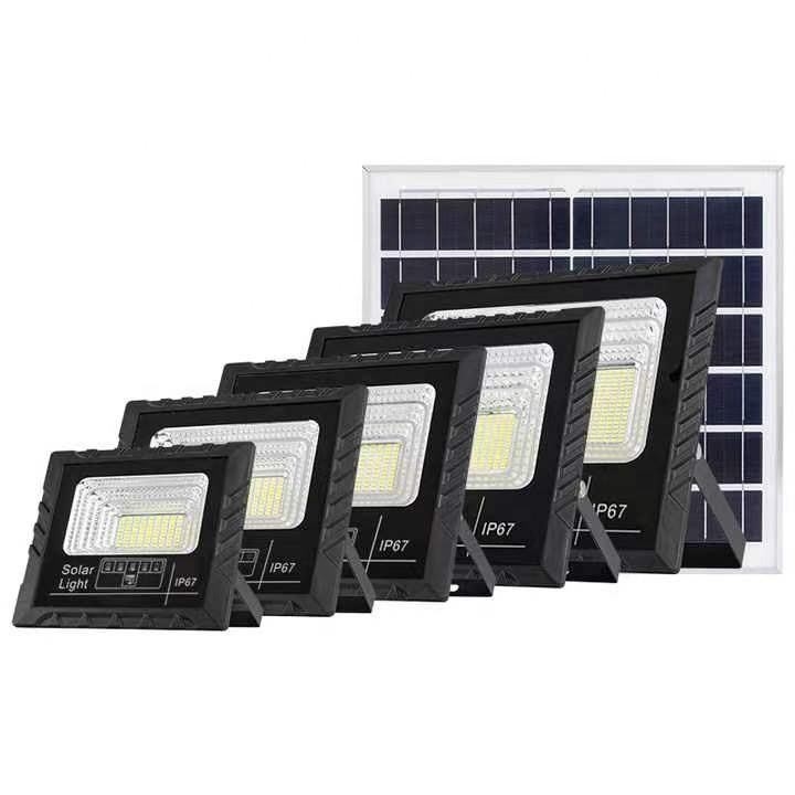 Wasserdichte IP67-Zeitschalter Solar-LED-Floodlicht mit 50000 Stunden Lebensdauer