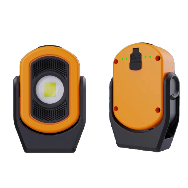 Schalldämpfbares tragbares LED-Arbeitslicht mit USB-Typ-C-Ladung und starker magnetischer Basis