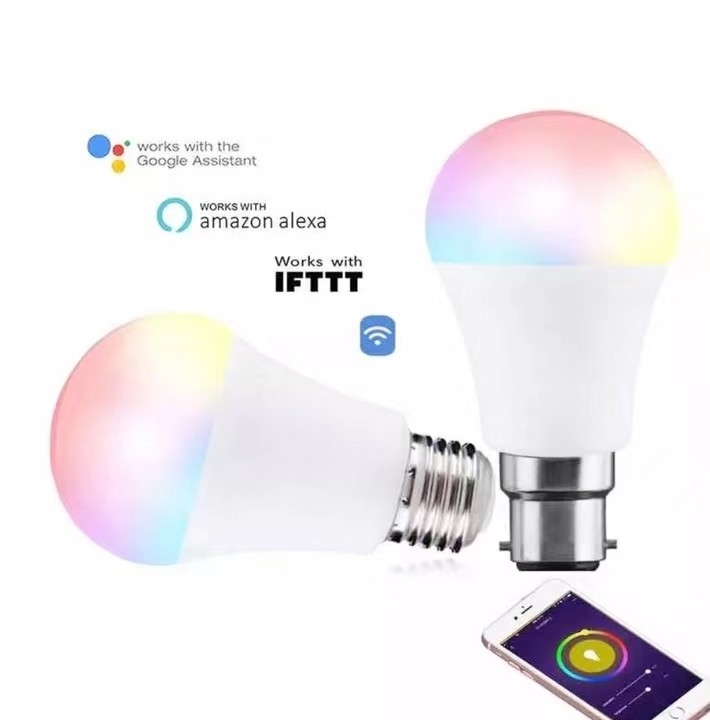 15000 Arbeitsstunden Lebensdauer Tuya Smart LED-Bolle mit mehrfarbiger RGBCW und BT-Steuerung