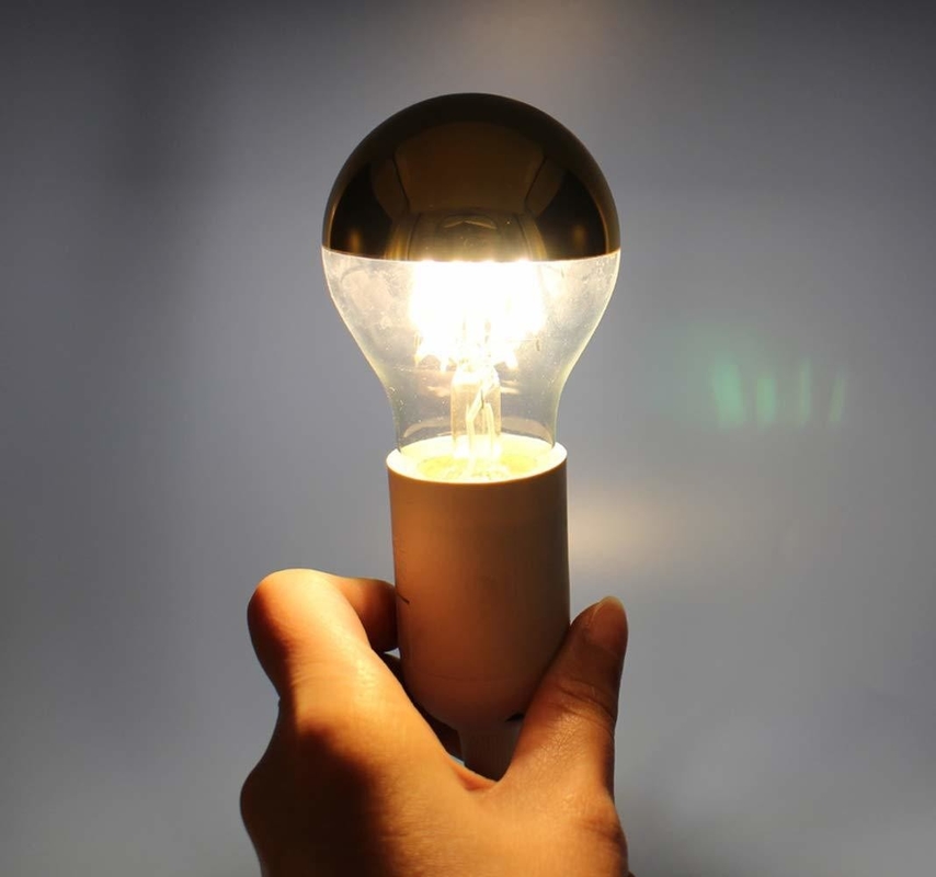 Halbchrombeschichtung A60 6W Warmweiß 2700K LED-Glühlampe Retro für E27