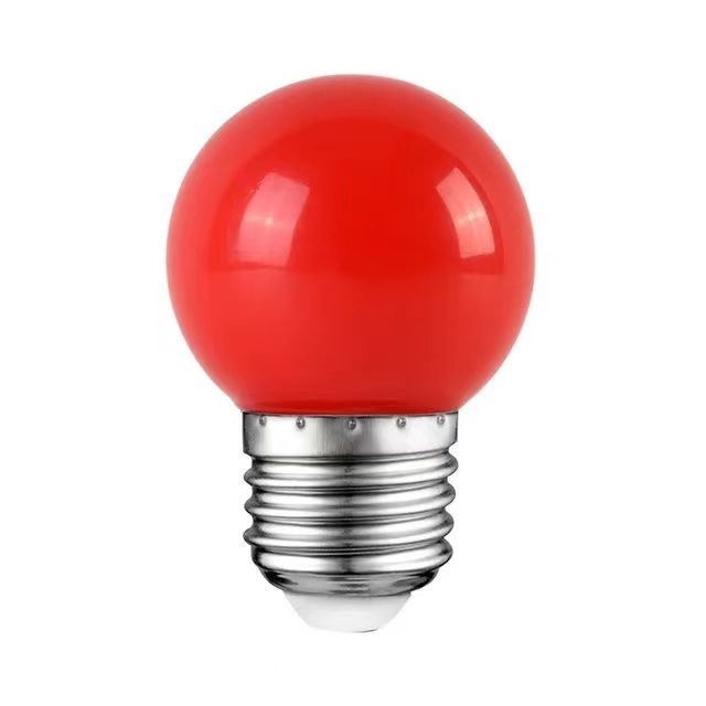 LED G45 Globus Weihnachtslichter 1W Farbige Nacht Mini Edison E26 15W Äquivalente rote Glühbirne