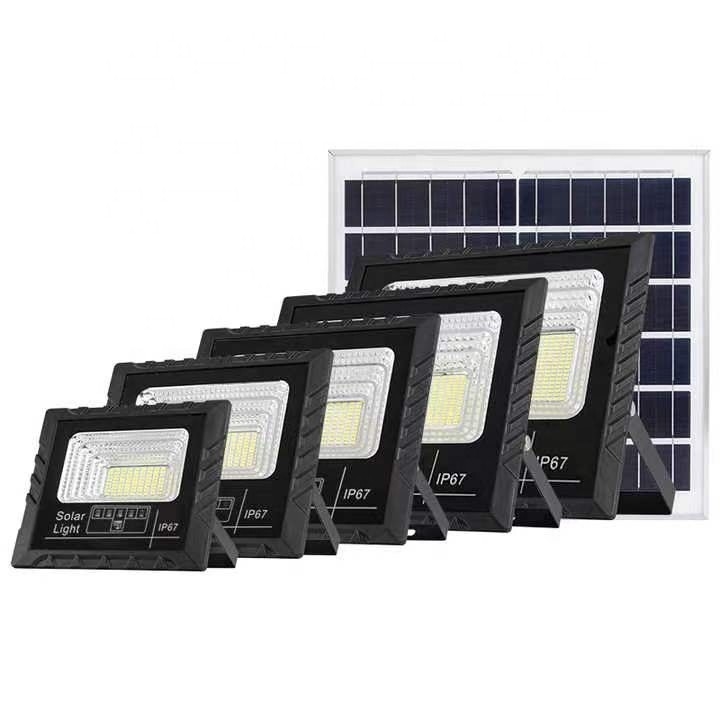 High-Lumen-Solar-Floodlight mit 3-8h-Timing-Funktion und 90 Ra Farbwiedergabeindex