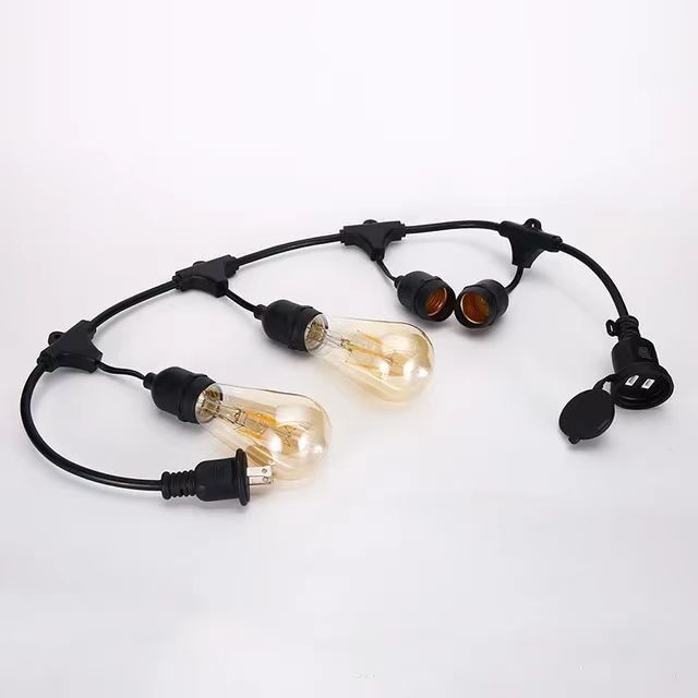 Schaffen Sie eine romantische Atmosphäre mit G45 T45 ST45 E27 Basis Amber Light String 50M Länge