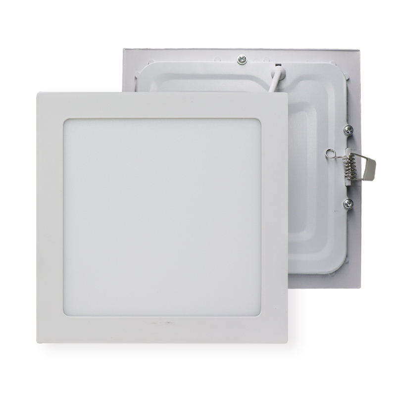 IP20-Qualifizierte Aluminium-Quadrat 12 Watt eingebettete Led-Panel-Lichtgehäuse für Leistung