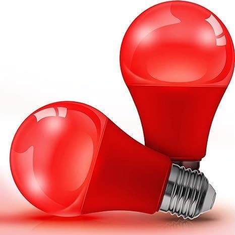 E26 Rote LED-Glühlampe A19 9W zum Valentinstag Innenveranda Thanksgiving-Jahresdekoration